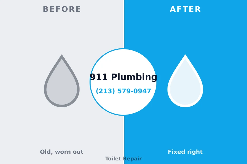 Before and after: plumbing repair Poth, TX